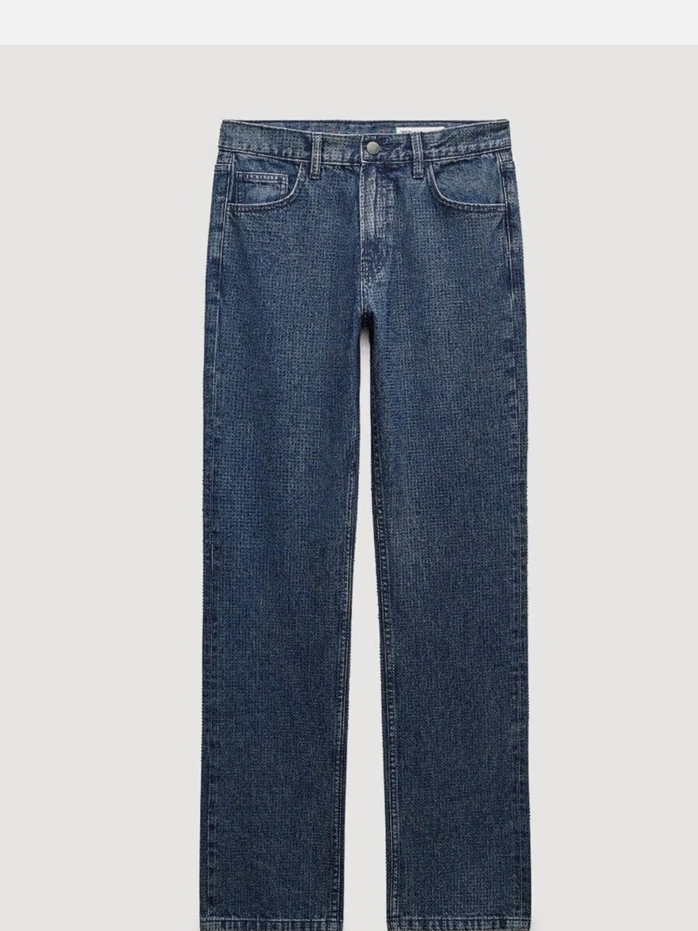 Zara High Rise Bootcut Embellished Rhinestone Glitter Jeans Size 0